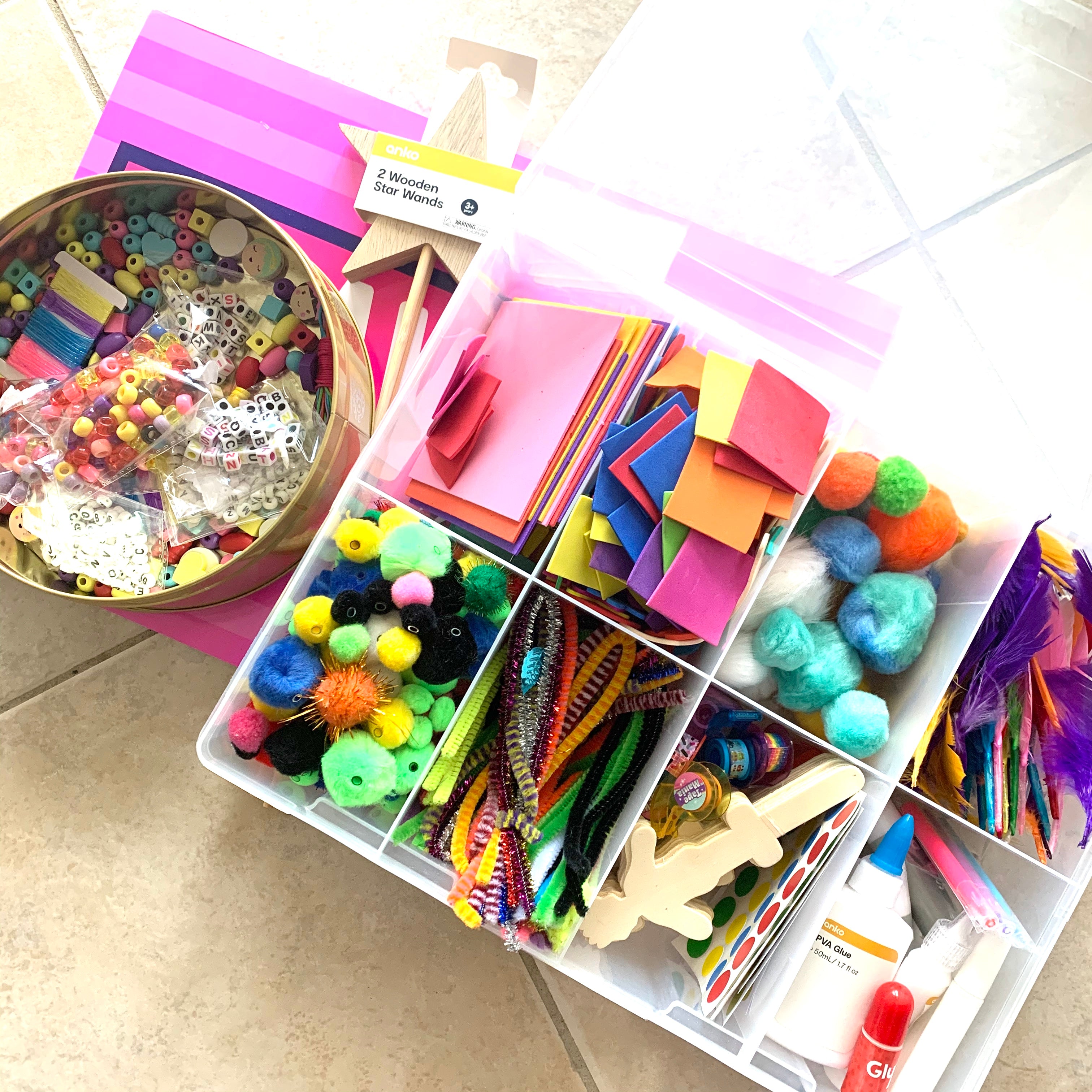 Create your very own Craft Box under $30 – Prep Steady School Ready