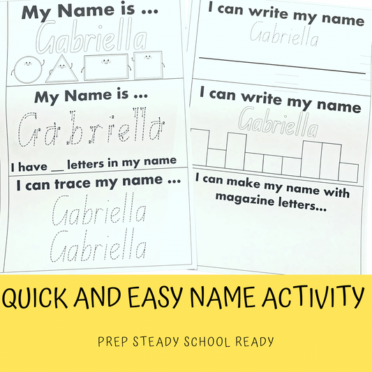 Quick and Easy DIGITAL Name Activity