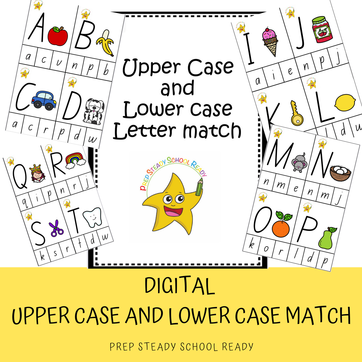 Upper Case and Lower Case Matching- Digital Download