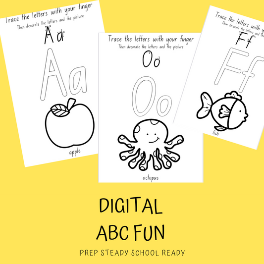 ABC Fun Tracing Booklet-*DIGITAL*