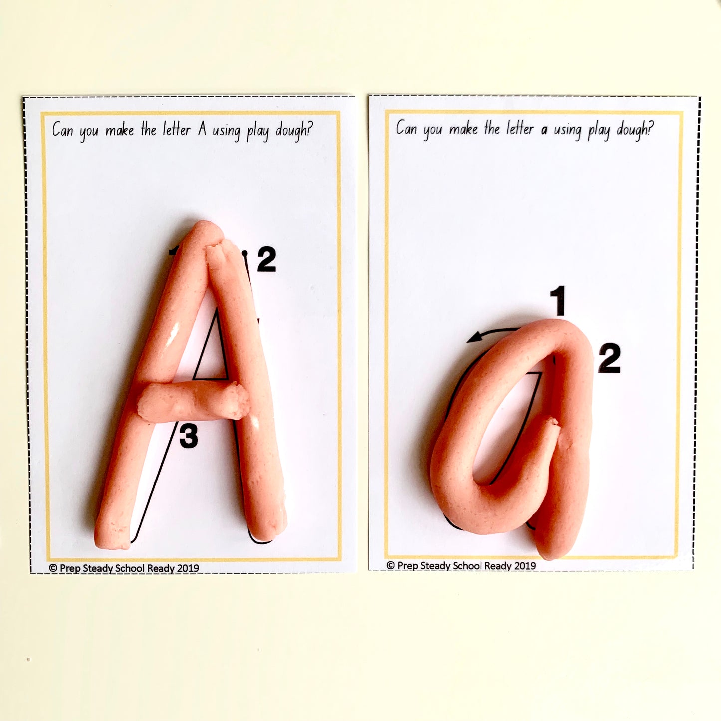 Alphabet Play Dough Cards *Digital File*