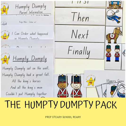 Humpty Dumpty Activity Pack *Digital File*
